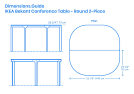 Ikea Bekant Conference Table Round 2 Piece Ikea Bekant Conference Table Ikea