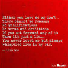We did not find results for: Either You Love Me Or Don Quotes Writings By Duku Bee Yourquote