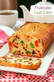 Fruitcake Loaf Cake Quick Easy With A Rich Cream Cheese Batter Base Recipe Fruit Cake Recipe Easy Fruit Cake Recipe Christmas Loaf Cake