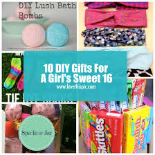 A present is a crucial element of the celebration, which can be expressed as respect, love, and care, as well as neglect. 10 Diy Gifts For A Girl S Sweet 16 Sweet Sixteen Gifts Sweet 16 Gifts Birthday Gifts For Teens