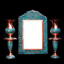 Iran Isfahan Inlaid Turquoise Firoozeh Kobe Handicraft Products Persian Culture Art Arts And Crafts