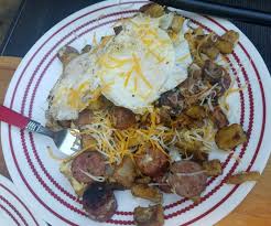 A classic potato latke, you can't go wrong with these cris. Perfect Camping Griddle Breakfast Skillet Cook Eat Go