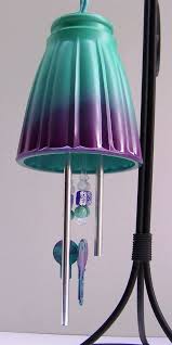 Ceiling fan light kit (1). Green Purple Wind Chime Glass Globe Wind Chime Repurposed Etsy Glass Light Shades Upcycle Glass Wind Chimes