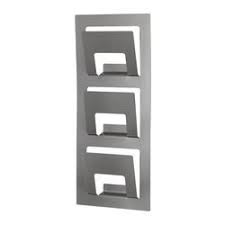Spontan Magazine Rack Silver Color Width 13 Depth 3 Height 30 Width 33 Cm Depth 9 Cm Height 78 Cm Ikea Modern Magazine Racks Magazine Rack