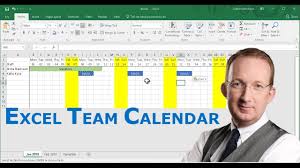 A calendar is now a quite significant part our everyday life. Create A Team Calendar In Excel Youtube