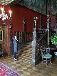 Hatfield House Grand Staircase The Gates Keep The Dogs From Going Downstairs Hertfordshire England Uk Hatfield House English Manor Houses Tudor House