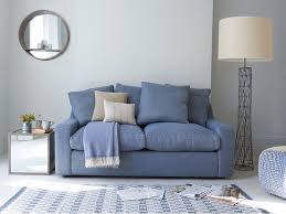 The cloud sofa is white like a cloud, but it also features a signature, oversized seat and back cushions stuffed entirely with goose down. Cloud Sofa Comfy Deep Seated Sofa Loaf