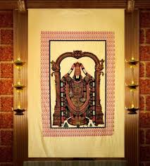Online pooja services are available, to book please use this form. Multicolor Polyester Ixora God Venkateshwara Door Curtain Id 20354915948