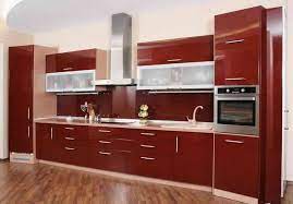 24 Best One Wall Kitchen Design And Layout Ideas Red Kitchen Cabinets Contemporary Kitchen Cabinets Kitchen Layout