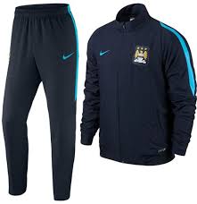 93% polyester, 7% spandex lizenzierter original artikel Manchester City Trainingsanzug