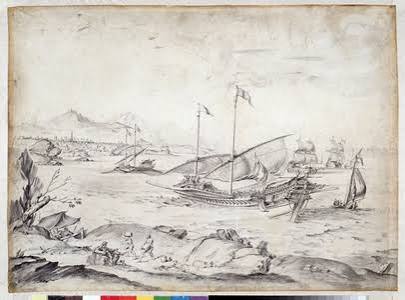 Image of View of Bombay from Colaba, 1826 (lithograph) by Gonsalves, Jose M. (fl.1826-42)