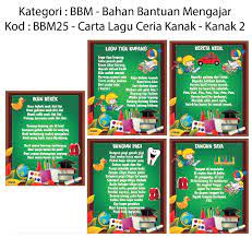 Other lagu kanak tadika kindergarten private goverment silibus publisher producer. Bbm25 Carta Lagu Ceria Kanak Kanak Bbm25