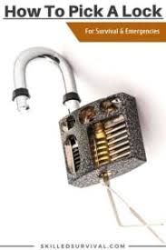 By however, sean has demonstrated how to create a lock picking set with ordinary paperclips in the video embedded at the end of this cylender lock are easy to break… you don't need to pick em. 9 Clever Ways On How To Pick A Lock For Survival