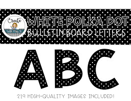 Black And White Bulletin Board Letters Pin On Bulletin Boards