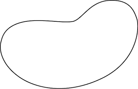 Jelly Bean Outline Jelly Bean Clip Art Image Black