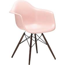 Die stühle haben eine gesamthöhe von ca. Vitra Stuhl Eames Plastic Armchair Daw 83x63x59 Cm Rosa Gestell Ahorn Nussbaumfarbig Designer Charles Ray