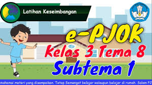 Sumber materi soal ukk pelajaran pjok kelas 3 ini dirangkum dari beberapa materi dan bahan soal baik uas maupun uts dan buku pelajaran sbk dari bab pertama sampai akhir. Pjok Kelas 3 Tema 8 Subtema 1 Latihan Keseimbangan Kebugaran Jasmani Youtube