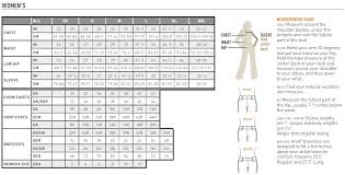 ariat womens apparel shirt and outerwear size chart