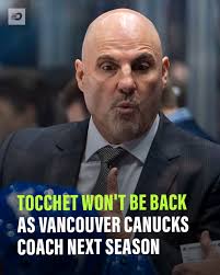 The Canucks need a new head coach 🤯🥴 Rick Tocchet won't be returning to  the club next season, per Sportsnet's Elliott Friedman. Negotiations  between the Canucks and Tocchet had been ongoing since