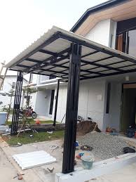 Baja ringan juga mudah dalam proses pemasanganya sehingga bisa lebih cepat dan hemat. Pemasangan Kanopi Garasi Dan Lain2 Rangka Atap Baja Ringan Posts Facebook