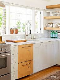 mixing kitchen cabinet materials