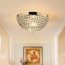You'll need to properly measure the area where. Gymax Crystal Light Fixture 3 Lights Flush Mount Ceiling Lamp Living Room Hallway Home Walmart Canada