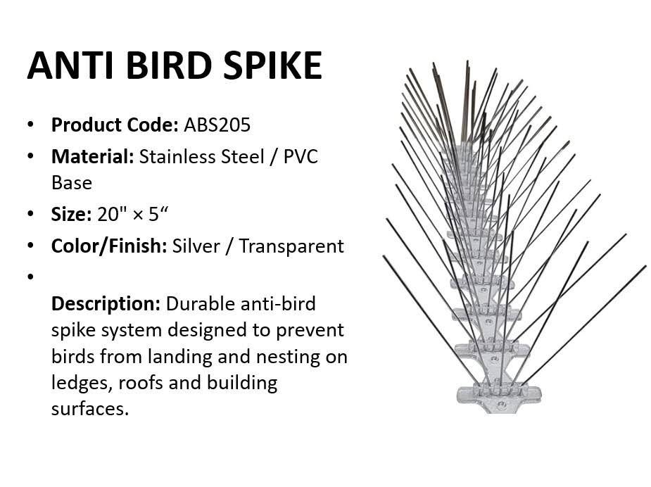 ANTI BIRD SPIKE 20X5 product image