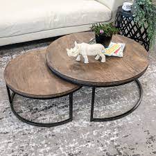 Clean and simple or filled with functional features, coffee tables are about much more than just coffee. Chandri Round Nesting Coffee Tables Loft Furniture New Zealand