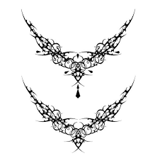 The nightmare before christmas font has been downloaded 332,781 times. Gothic Vamp Neck Tattoo By Quicksilverfury On Deviantart Neck Tattoo Filigree Tattoo Metal Tattoo