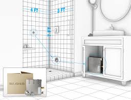 Steam Home Residential Steam Shower Mrsteam Shower Installation Steam Showers Kitchen And Bath Design