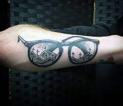 His prices are reasonable too. 30 Glasses Tattoo Designs For Men Eye Catching Ink Ideas