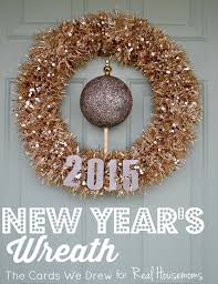 Make You Front Door Fabulous And Inviting For You Party With A New Year S Eve Wreath New Years Eve Decorations Wreaths Newyear