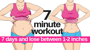 7 minute workout to lose belly fat