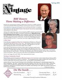 On The Inside . . . RHF Honors Those Making a Difference