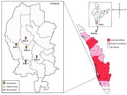 Thousands of people in the pathanamthitta district in central kerala have been trapped in their homes and the district has been one of the worst affected in the last 24 hours. Map Showing Flooded Regions And Sampling Sites Of State Kerala India Download Scientific Diagram