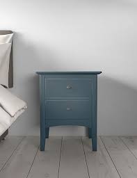 Hastings Mid Blue Bedside Table M S Blue Bedside Tables Traditional Bedroom Furniture Furniture