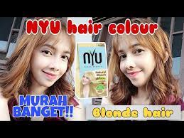 Bubuk bleaching rambut cultusia diformulasikan khusus untuk mengurangi pigmen warna pada rambut sehingga dapat memaksimalkan pewarnaan rambut. Review Nyu Hair Color Nyu Natural Bleach Blonde Hair Youtube
