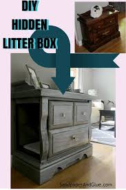 Repurposed End Table To Hidden Litter Box Litter Box Furniture Diy Litter Box Hidden Litter Boxes