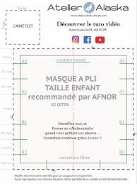 Epingle Sur Tuto Masque A Plis Afnor Patron Pdf Adulte Enfant
