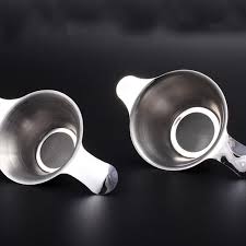 Stainless steel funnel set 3 pc. New Teaware Kitchen Leaf Fine Mesh Stainless Steel Funnel Filter Tea Strainer Small Kitchen Appliances Kitchen Dining Bar
