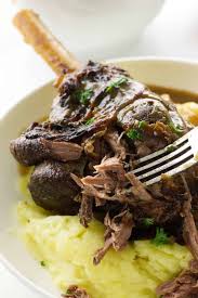 Braised Greek Lamb Shanks Recipe Lamb Shanks Lamb Recipes Slow Cooked Greek Lamb