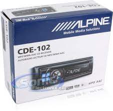 0 reviews / write a review. Alpine Cde 102 Cde102 In Dash Cd Mp3 Wma Aac Receiver