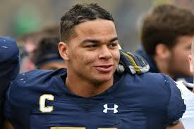 Notre Dame Fighting Irish center Sam Mustipher honors grandmother