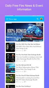 Garena free fire has been very popular with battle royale fans. Ff News App For Android Apk Download