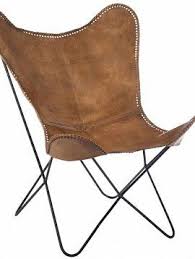 duverger butterfly fauteuil bruin leer 71 x74x92cm fauteuil fauteuil bruin vlinder stoel