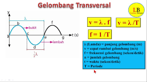 Gambar gelombang transversal sebagai berikut Materi Gelombang Transversal Youtube