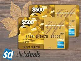 Win A 500 Amex Gift Card From Slickdeals American Express Gift Card Gift Card Express Gifts