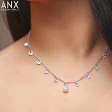 20 latest necklace inspirations from kushals fashion jewellery. Silver Pearl Necklace Accessories Nepal