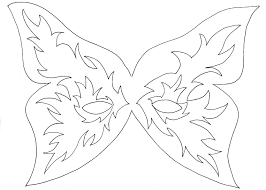 Print out the buttefly picture. Free Printable Mask Coloring Pages For Kids