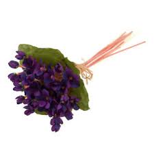 Fiori di lilla pianta con fiori a grappolo lilla. Artificiale Violetto Steli E Foglie Grappolo 27cm Viola Ebay